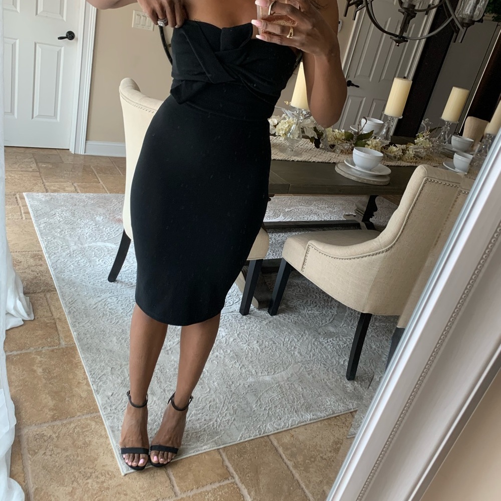 Black Bow Midi
